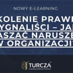 Naruszenia prawa, sygnaliści, ochrona sygnalistów, obowiązki pracodawcy, szkolenie personelu, e-learning, zgłoszenia naruszeń, ustawa o ochronie sygnalistów, przeszkolenie pracowników, przepisy prawne, certyfikat szkolenia, zgodność z przepisami, wdrożenie przepisów, testy wiedzy, proces szkoleniowy, interaktywne szkolenie, zgłaszanie naruszeń, ochrona pracowników, ochrona prawna, nowe przepisy