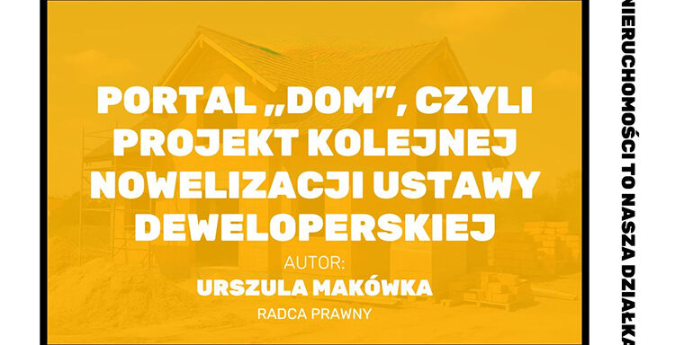 ustawa deweloperska, Portal DOM, Deweloperski Fundusz Gwarancyjny, UFG, jawność cen mieszkań, statystyki cen mieszkań, rynek pierwotny, rynek wtórny, obowiązek informacyjny deweloperów, nowe przepisy mieszkaniowe, dane deweloperskie, przepisy o nieruchomościach, polityka mieszkaniowa, raporty statystyczne, administracja państwowa